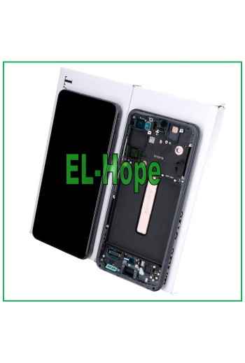 Écran LCD d origine Samsung Galaxy S21 FE SM-G990, e'cran tactile gris et noir