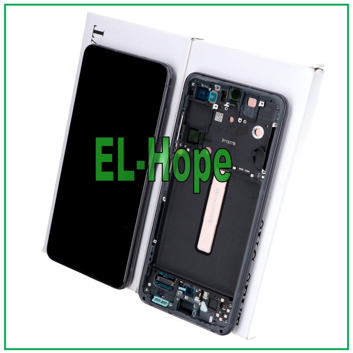 Cadre d e'cran d origine SAMSUNG S21 FE SM-G990 Touch Gris GH82-26420A