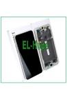 Écran tactile LCD d origine pour Samsung S21 FE SM-G990, cadre vert, GH82-26420C