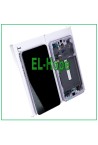 Écran tactile LCD d origine pour Samsung S21 FE SM-G990, cadre violet GH82-26420D