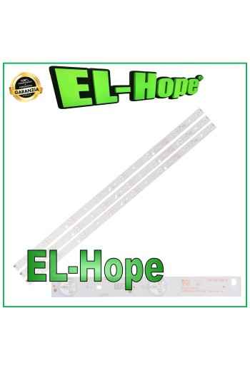 KIT 3 BARRES 8 LED POUR TV POLAROID 32 0D315D08-ZC17F-04 303TT315041 TQL32R4PR005