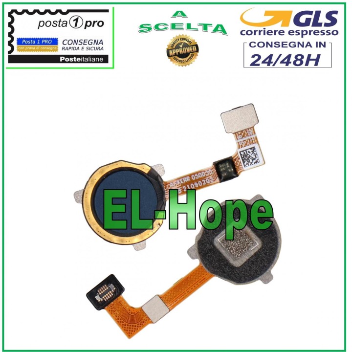 Cle' d empreinte digitale plate OPPO A53 2020 A53S CPH2127 CPH2135 NOIR
