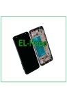 Écran tactile LCD + cadre pour LG K40 LMX420EMW, e'cran en verre argente'
