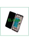 Écran tactile LCD + cadre pour LG K40 LMX420EMW, e'cran en verre argente'