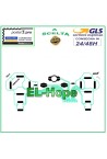 Circuit de clavier plat et flexible SA1Q160A pour manette de jeu PlayStation 3 PS3