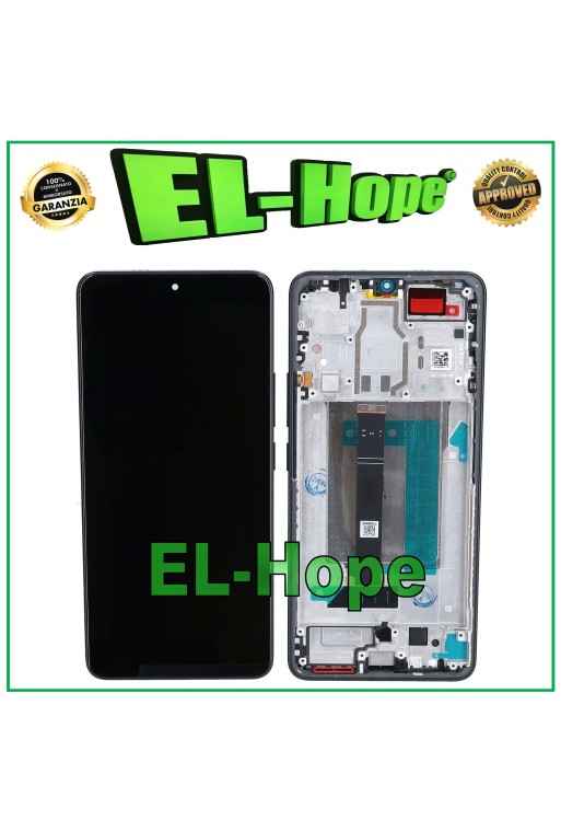 Écran LCD OLED + cadre pour Xiaomi Poco F6 24069PC21G, e'cran tactile en verre noir