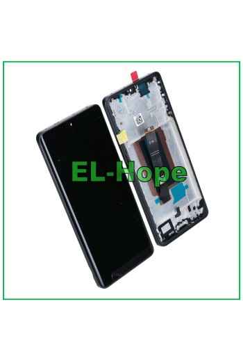 Écran tactile OLED pour Xiaomi Redmi Note 13 Pro+ Plus 23090RA98C, cadre IG noir