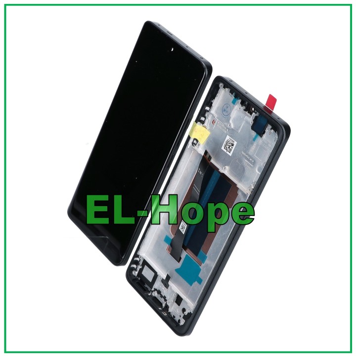 Écran tactile OLED pour Xiaomi Redmi Note 13 Pro+ Plus 23090RA98C, cadre IG noir