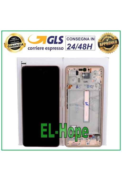 ÉCRAN LCD + CADRE ORIGINAL SAMSUNG GALAXY A53 5G SM A536 A536B TOUCH GOLD