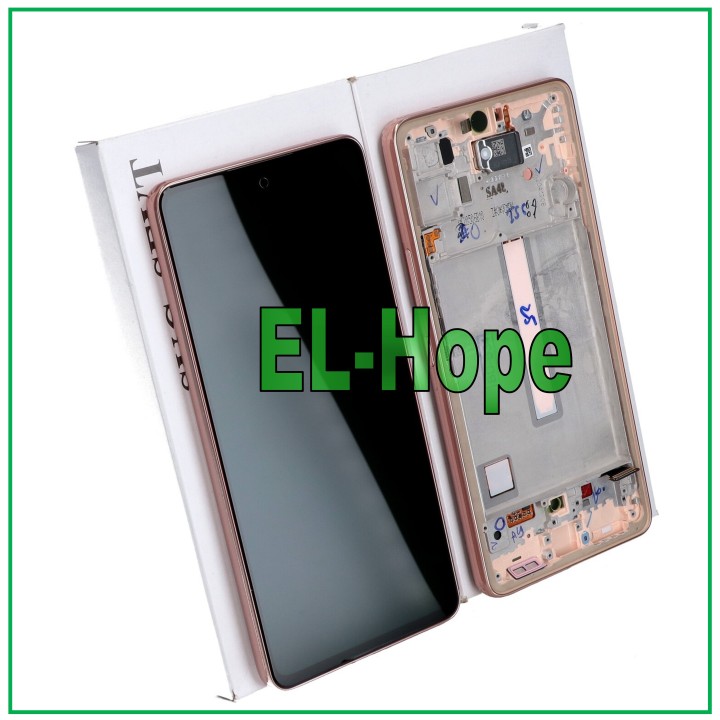 Écran tactile d origine Samsung A53 5G SM A536 A536B, cadre dore' GH82-28025D