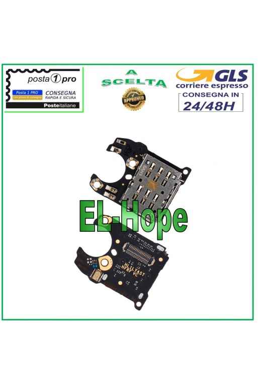 Lecteur de carte SIM pour Huawei Mate 20 Pro LYA-L09 L29 + antenne microphone