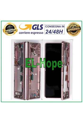 Écran LCD 100 % d origine Samsung Galaxy Z Fold 2 5G 2020 SM-F916 Touch Marron