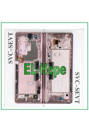 Écran LCD 100 % d origine Samsung Galaxy Z Fold 2 5G 2020 SM-F916 Touch Marron
