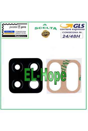 Verre d objectif d appareil photo arrie're pour Samsung Galaxy M32 SM M325 Noir