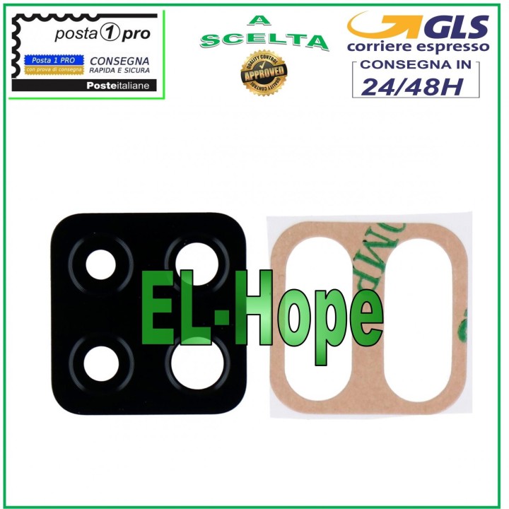 Verre d objectif d appareil photo arrie're pour Samsung Galaxy M32 SM M325 Noir
