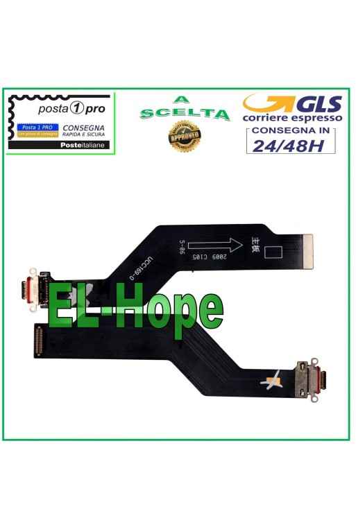 Connecteur de charge plat et flexible pour OPPO Find X2 Pro Type C