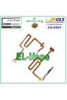 Capteur d empreintes digitales plat et flexible pour Oppo A96 CPH2333 Bleu