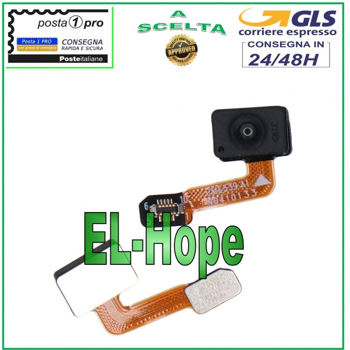 Capteur d empreintes digitales plat et flexible pour Oppo Find X3 Lite / A74