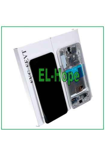 Écran LCD d origine Samsung Galaxy S22 (2022) SM-S901 tactile blanc - blanc cre'me