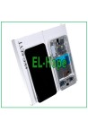 Écran tactile LCD d origine Samsung S22 SM-S901, cadre blanc cre'me GH82-27520B