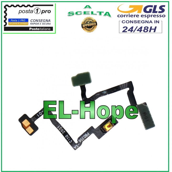 Bouton marche/arre't plat flexible pour OPPO Find X3 Neo CPH2207