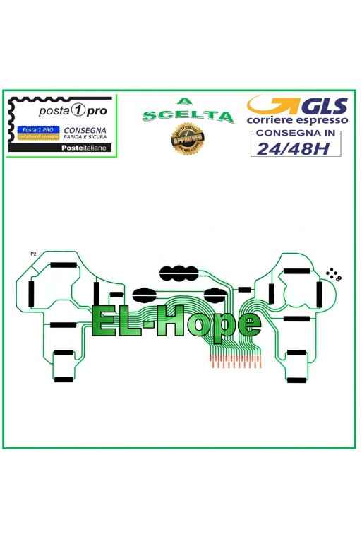 Circuit de clavier plat et flexible SA1Q194A pour manette de jeu PlayStation 3 PS3