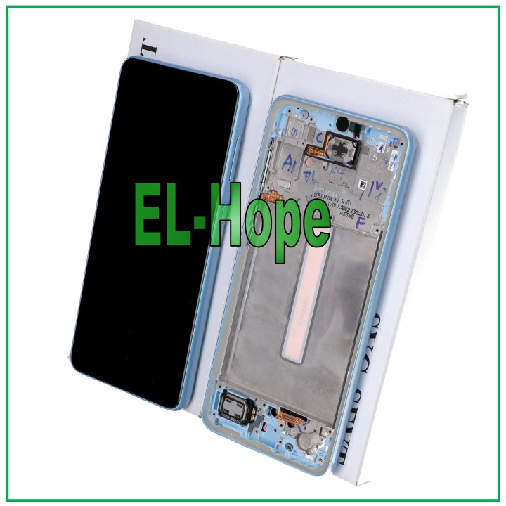 Écran LCD tactile bleu avec cadre d origine pour Samsung A33 5G SM-A336F A336B GH82-28143C