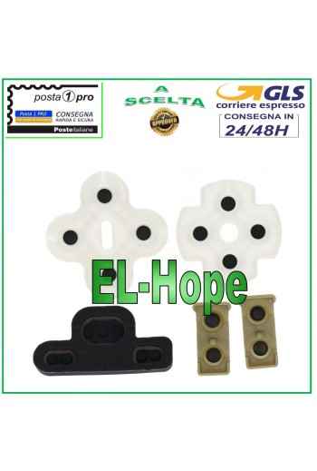 ENSEMBLE DE BOUTONS INTERNES EN CAOUTCHOUC POUR MANETTE PS3 PLAYSTATION 3 JOYPAD EN CAOUTCHOUC