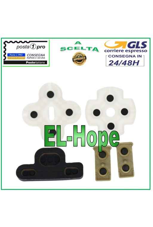 ENSEMBLE DE BOUTONS INTERNES EN CAOUTCHOUC POUR MANETTE PS3 PLAYSTATION 3 JOYPAD EN CAOUTCHOUC