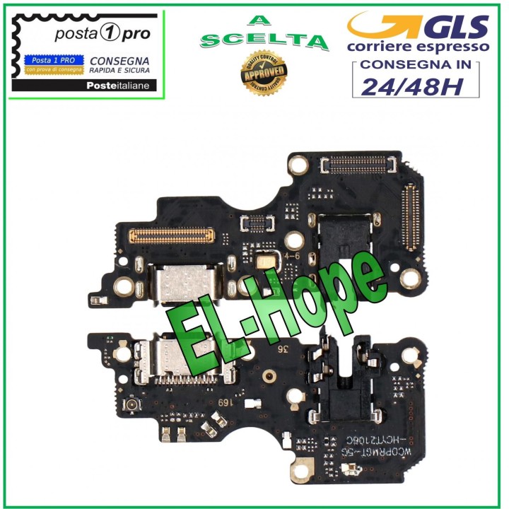 Connecteur de charge OPPO Realme GT 5G RMX2202 Microphone Station de charge Type C