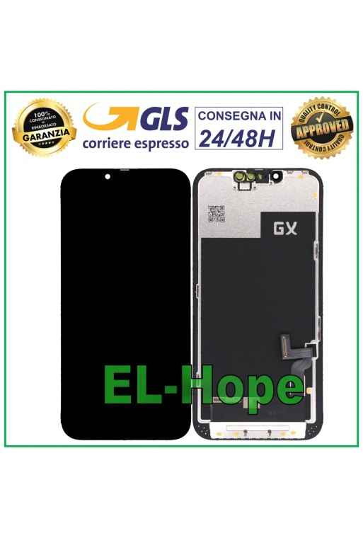 Écran LCD OLED rigide pour Apple iPhone 13, e'cran tactile en verre GX Original