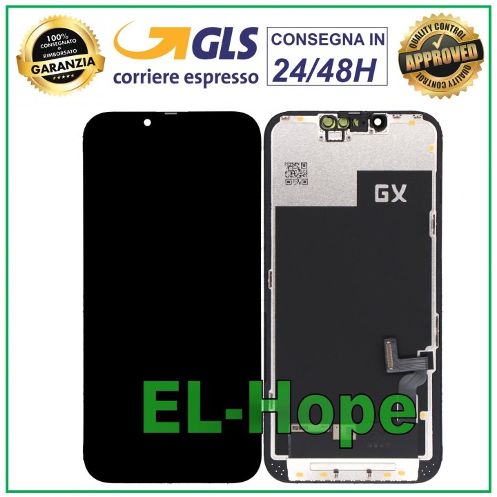 Écran LCD OLED rigide pour Apple iPhone 13, e'cran tactile en verre GX Original
