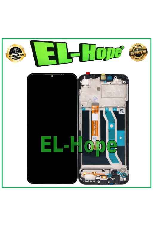 Écran LCD + châssis pour Oppo Realme C21Y RMX3261 RMX3263 Écran tactile en verre noir