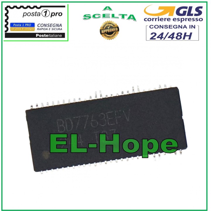 Puce IC BD7763EFV inte'gre'e a' souder pour console Sony Playstation 4 PS4