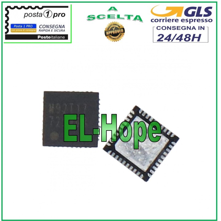 Puce de circuit inte'gre' HDMI M92T17 a' souder pour console Nintendo Switch