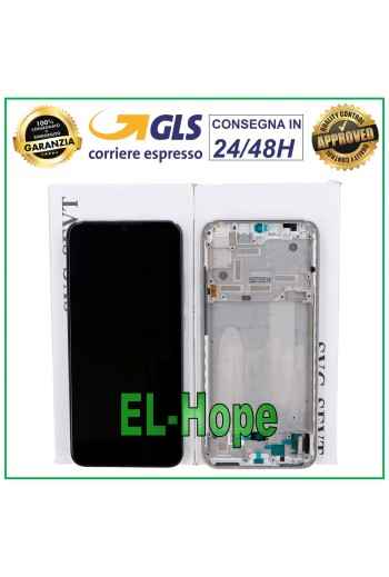 Écran LCD d origine + cadre Xiaomi Mi A3 M1906F9 / Mi CC9E tactile argent blanc