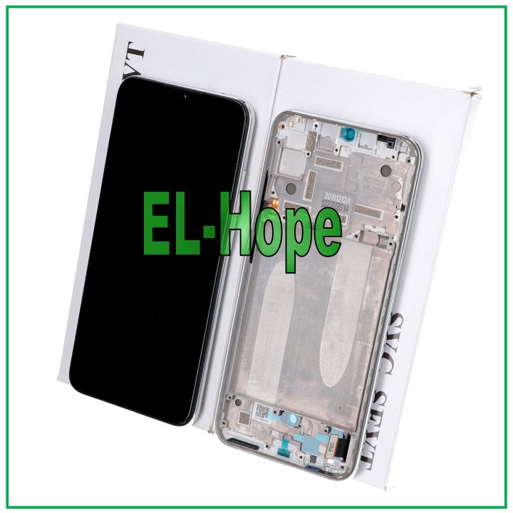 Écran LCD d origine + cadre Xiaomi Mi A3 M1906F9 / Mi CC9E tactile argent blanc