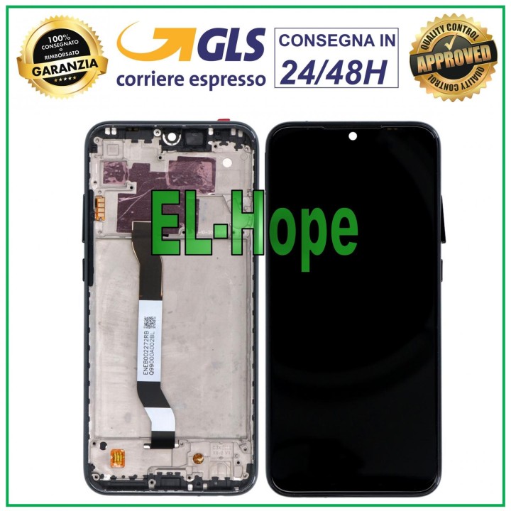 Écran LCD + châssis pour Xiaomi Redmi Note 8T M1908C3XG, e'cran tactile noir