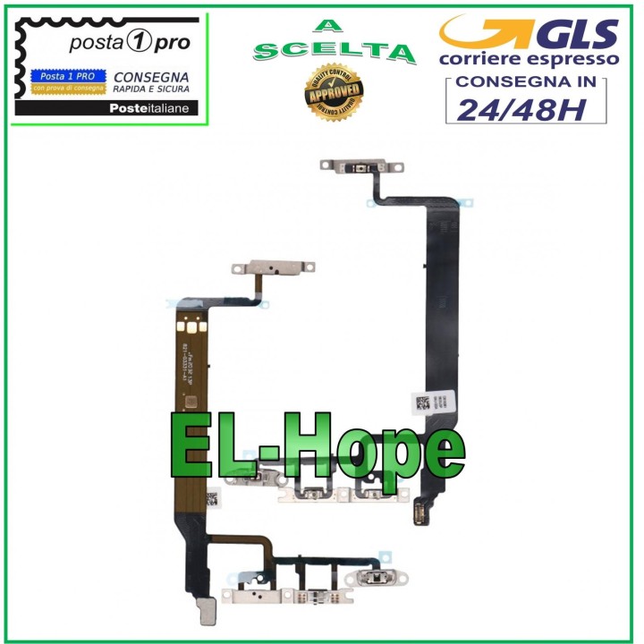 Bouton marche/arre't plat pour Apple iPhone 13 Pro Flex Volume Muet Côte'