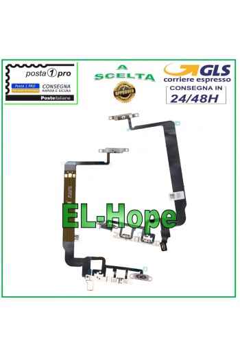 Touche marche/arre't plate pour Apple iPhone 13 Pro Max Flex Volume Muet