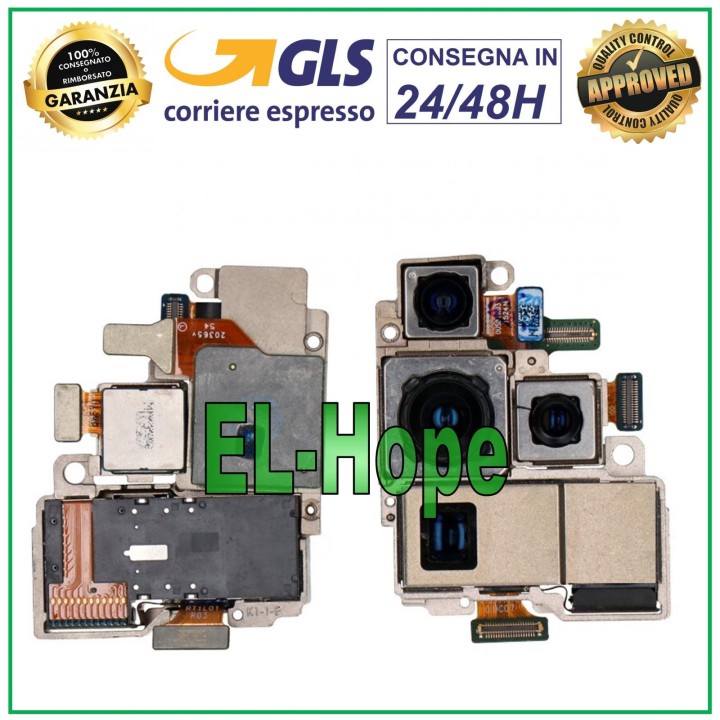 KIT CAMÉRA ARRIÈRE COMPLET SAMSUNG GALAXY S21 ULTRA SM-G998B CAMÉRA ARRIÈRE
