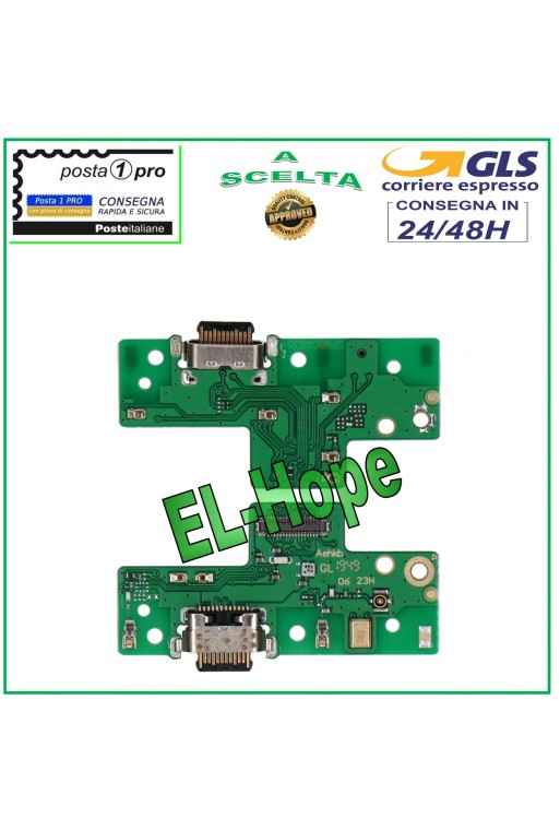 Station de charge type C avec connecteur de charge et microphone pour Motorola Moto G8 XT2045