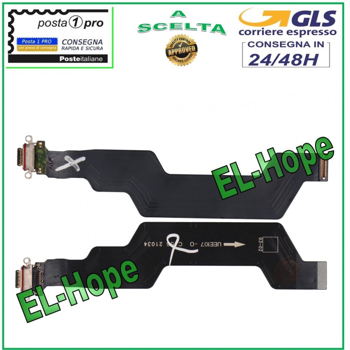 CONNECTEUR DE CHARGE PLAT ET FLEXIBLE ONEPLUS 9 LE2110 LE2113 STATION DE CHARGE USB TYPE C