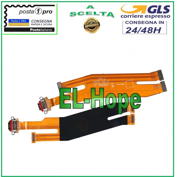 CONNECTEUR DE CHARGE PLAT ET FLEXIBLE POUR OPPO REALME X2 RMX1991 RMX1992 RMX1993