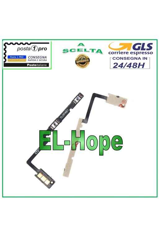 Touches late'rales flexibles et plates pour augmenter ou diminuer le volume, pour Oppo A91 (CPH2021) PCPM00 PCPT00
