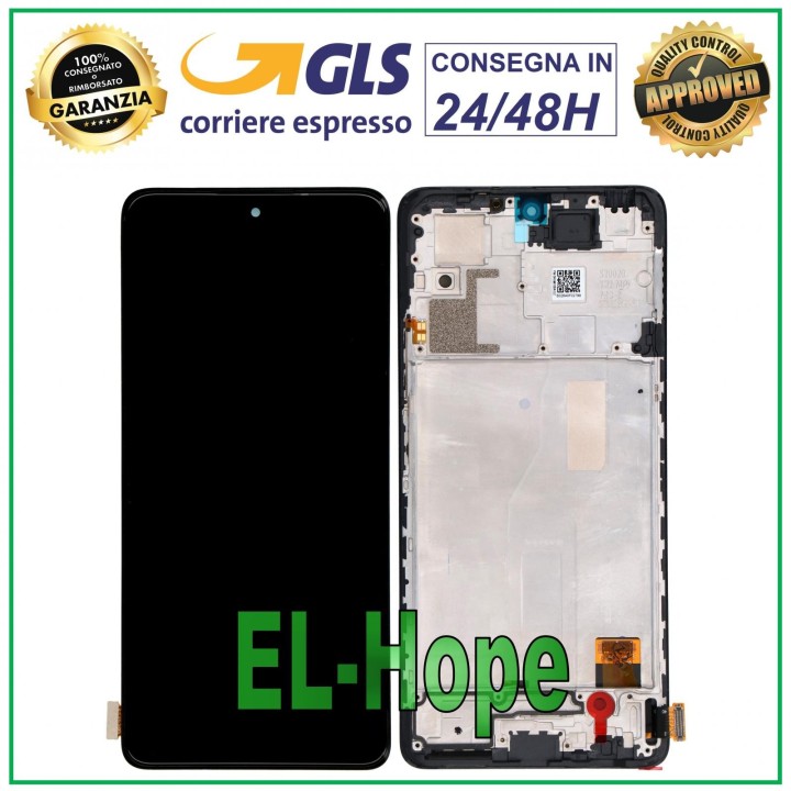 Écran tactile + cadre LCD OLED pour Xiaomi Redmi Note 10 Pro M2101K6G / 10 Pro Max