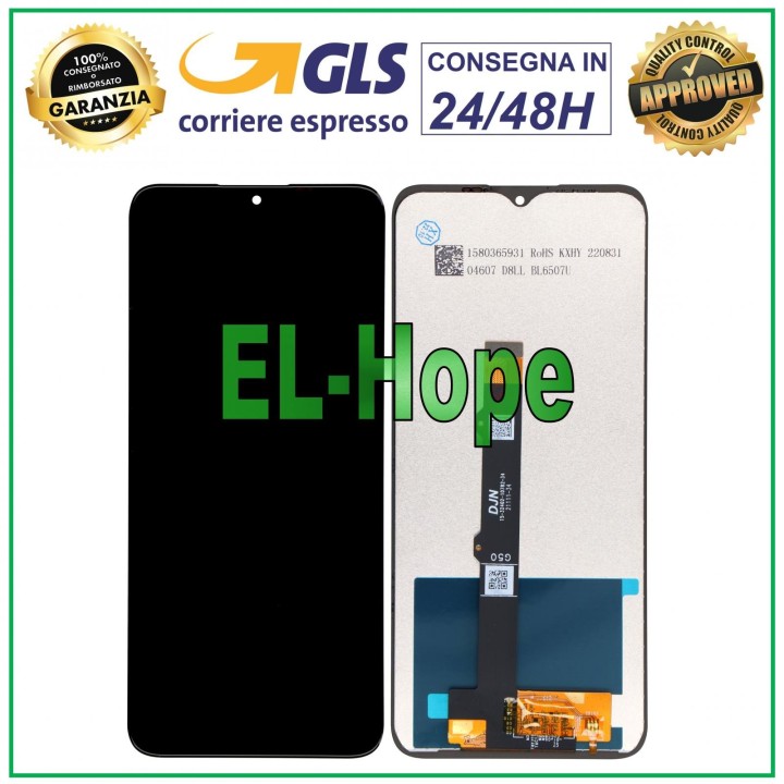 Écran LCD + e'cran tactile pour Motorola Moto G50 4G XT-2137 XT2137 Écran en verre