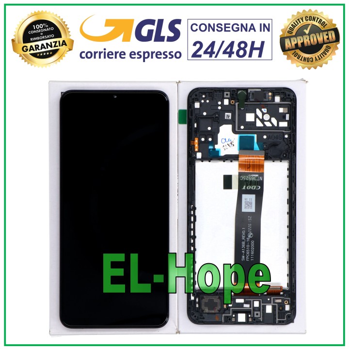Cadre d e'cran d origine pour Samsung A13 5G SM-A136 U/B tactile plat CDOT GH82-29077A