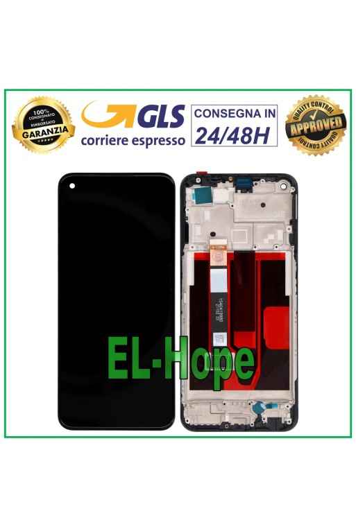 Écran LCD + châssis pour Oppo Realme Narzo 30 5G RMX3242, e'cran tactile en verre noir
