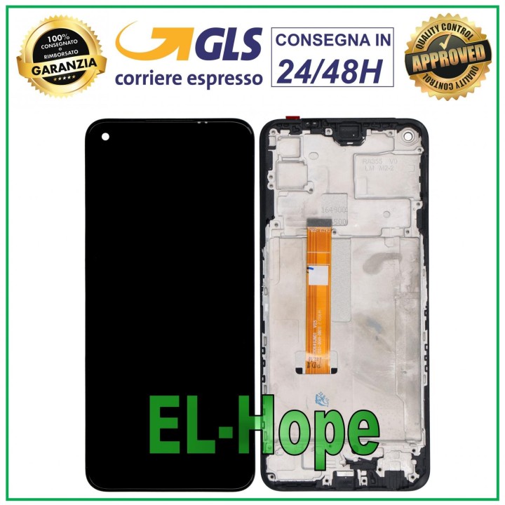 Écran LCD + châssis pour Oppo Realme 7 5G RMX2111, e'cran tactile assemble'